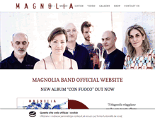 Tablet Screenshot of magnoliaitaly.com
